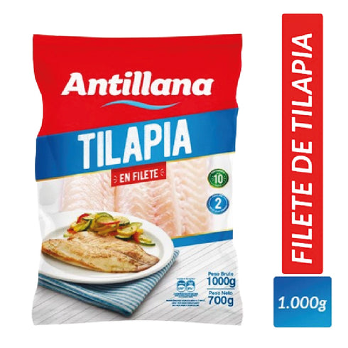 FILETE TILAPIA ANTILLANA 1000G